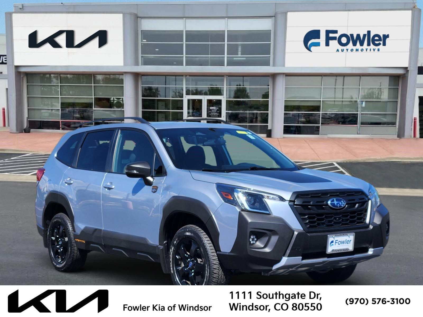 Ice Silver Metallic 2023 Subaru Forester SUV / Crossover All-Wheel Drive Continuously Variable Transmission
