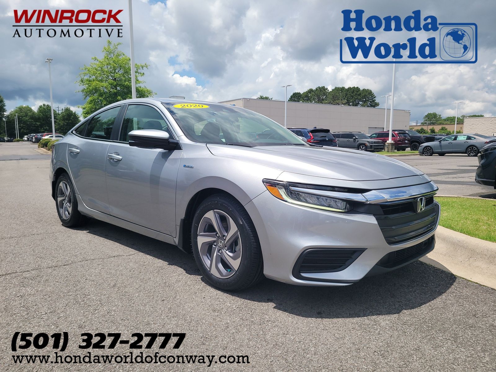 Silver 2020 Honda Insight EX Sedan FWD Sedan Front-Wheel Drive Continuously Variable Transmission