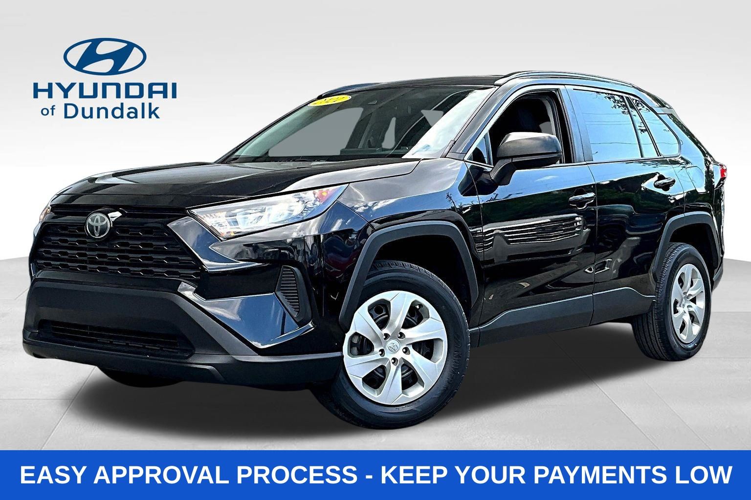 Midnight Black Metallic 2021 Toyota RAV4 SUV / Crossover Front-Wheel Drive 8-Speed Automatic