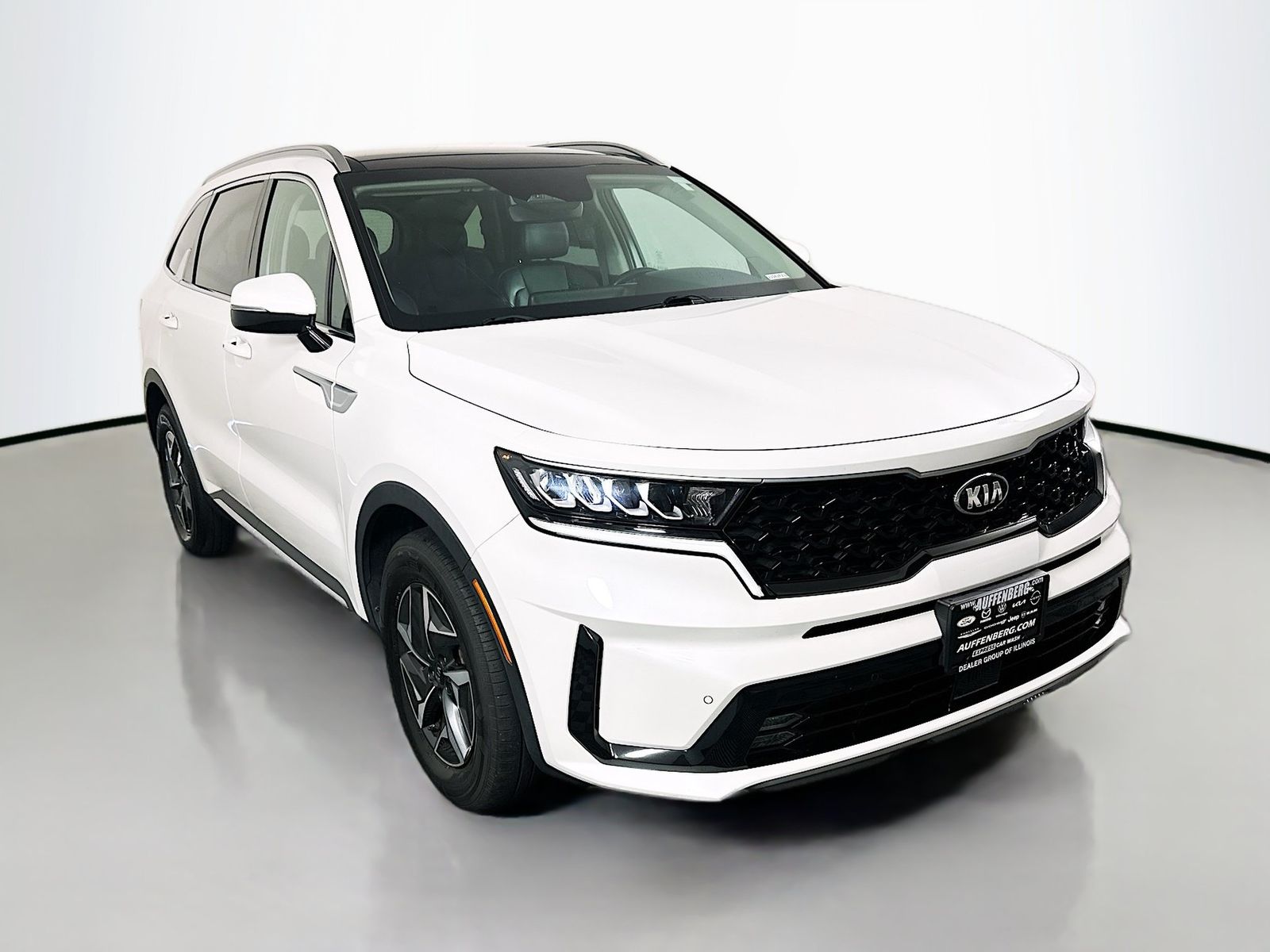 Snow White Pearl 2021 Kia Sorento Hybrid SUV / Crossover Front-Wheel Drive 6-Speed Automatic