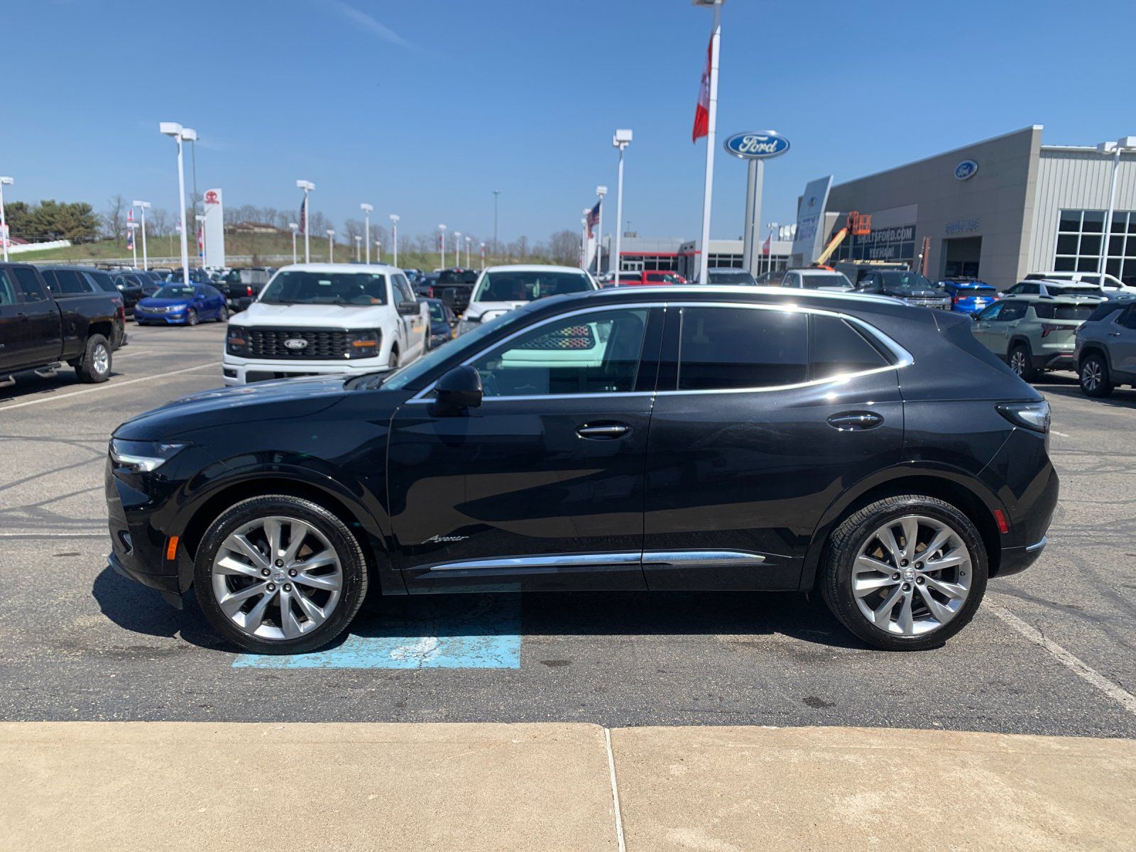 Black (Ebony Twilight Metallic) 2023 Buick Envision Avenir AWD SUV / Crossover All-Wheel Drive 9-Speed Automatic