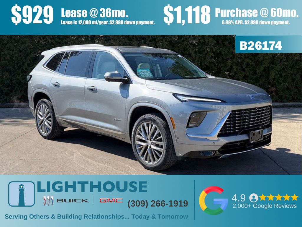 Moonstone Gray Metallic 2026 Buick Enclave SUV / Crossover Four-Wheel Drive 8-Speed Automatic