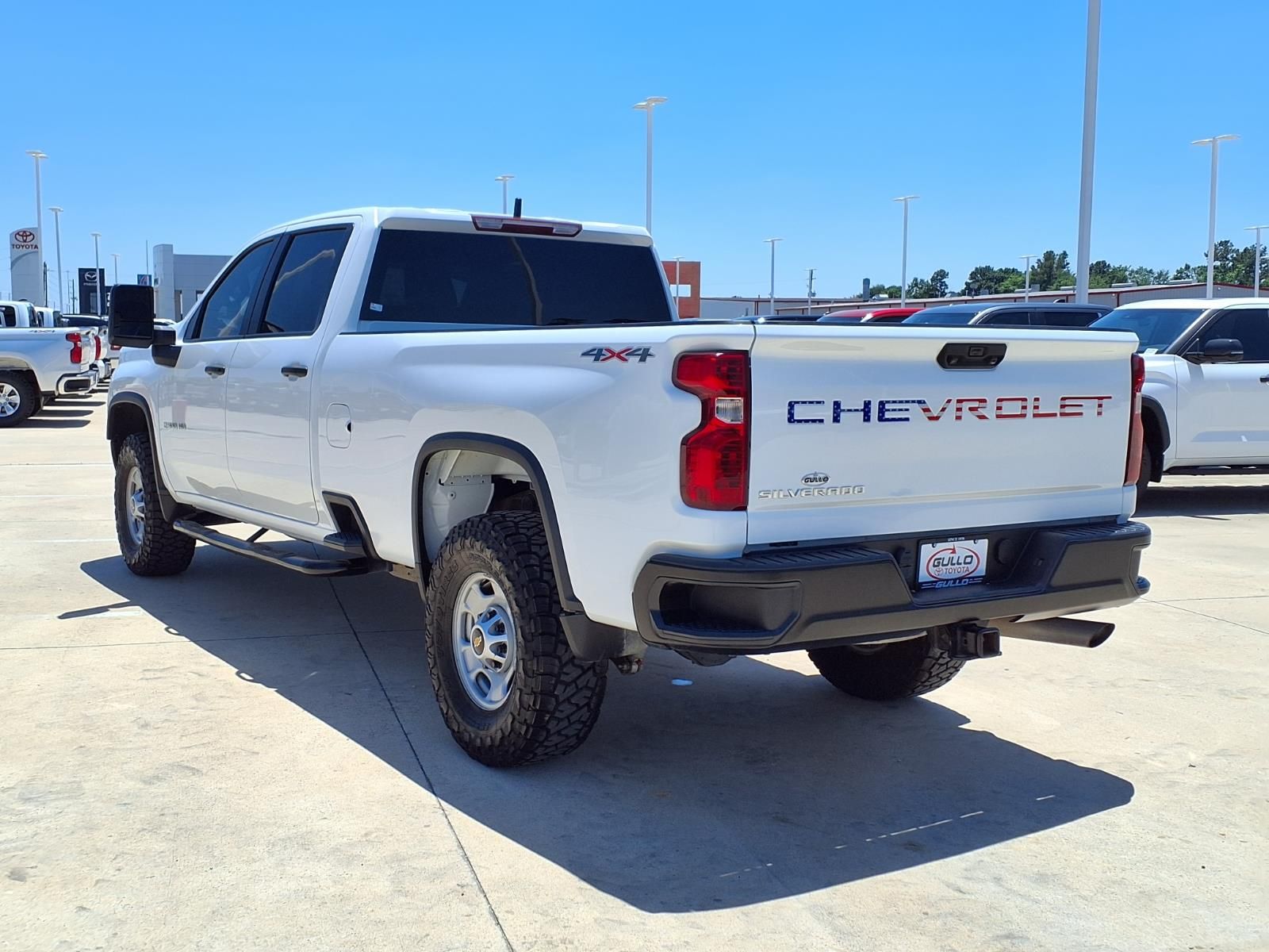 2023 Chevrolet Silverado 2500HD Work Truck White at Wharton Chevrolet GMC