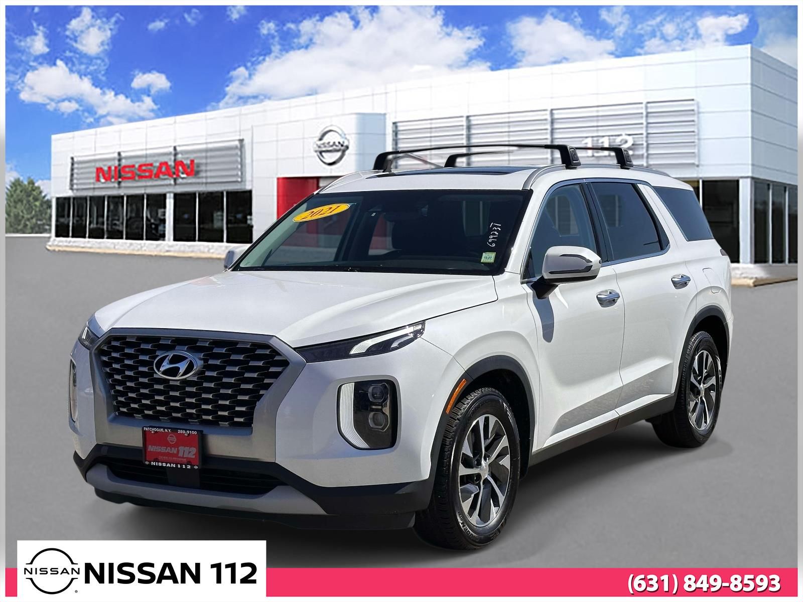 Hyper White 2021 Hyundai Palisade SEL AWD SUV / Crossover All-Wheel Drive 8-Speed Automatic