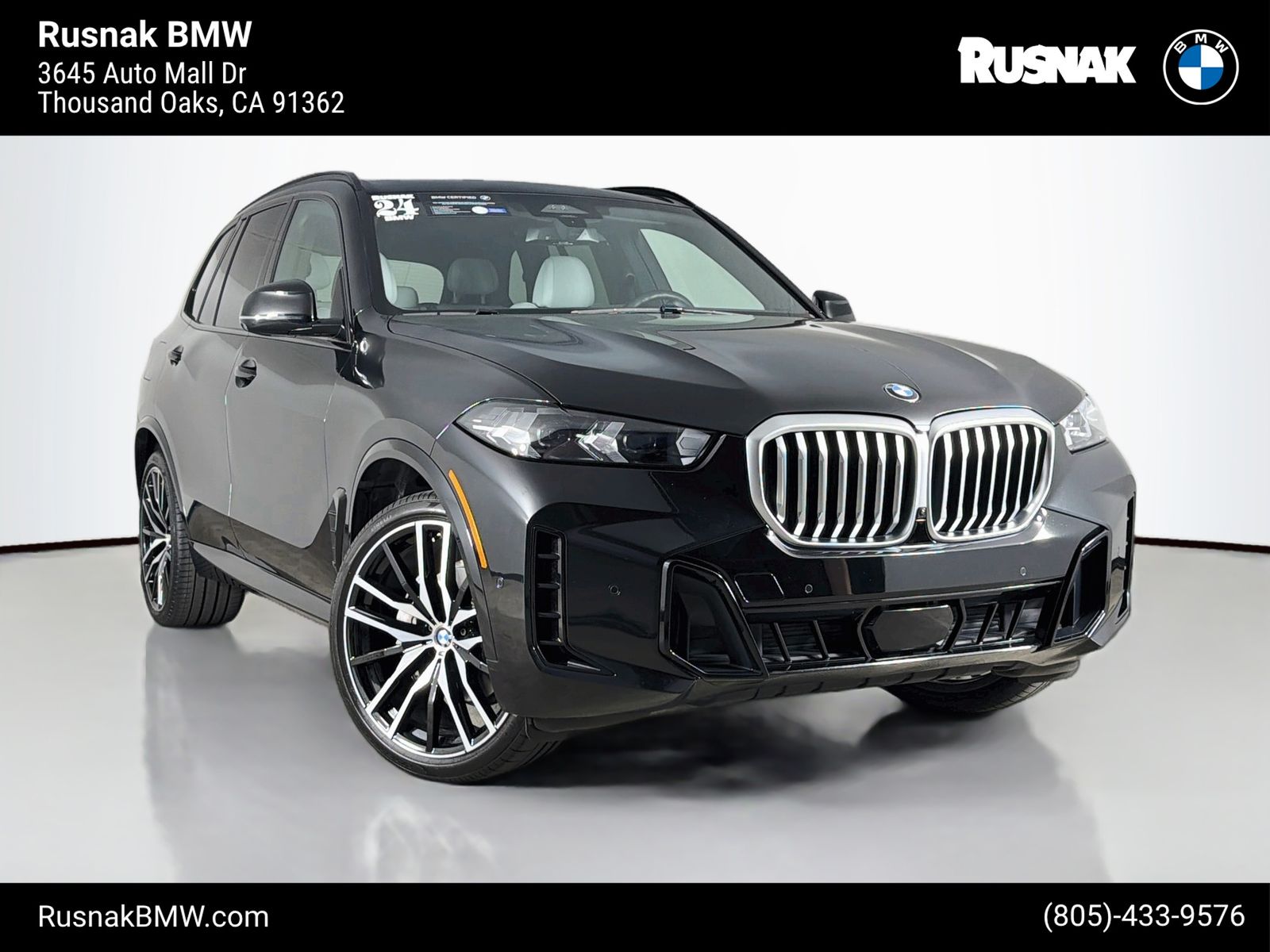 Black Sapphire Metallic 2024 BMW X5 SUV / Crossover Rear-Wheel Drive 8-Speed Automatic
