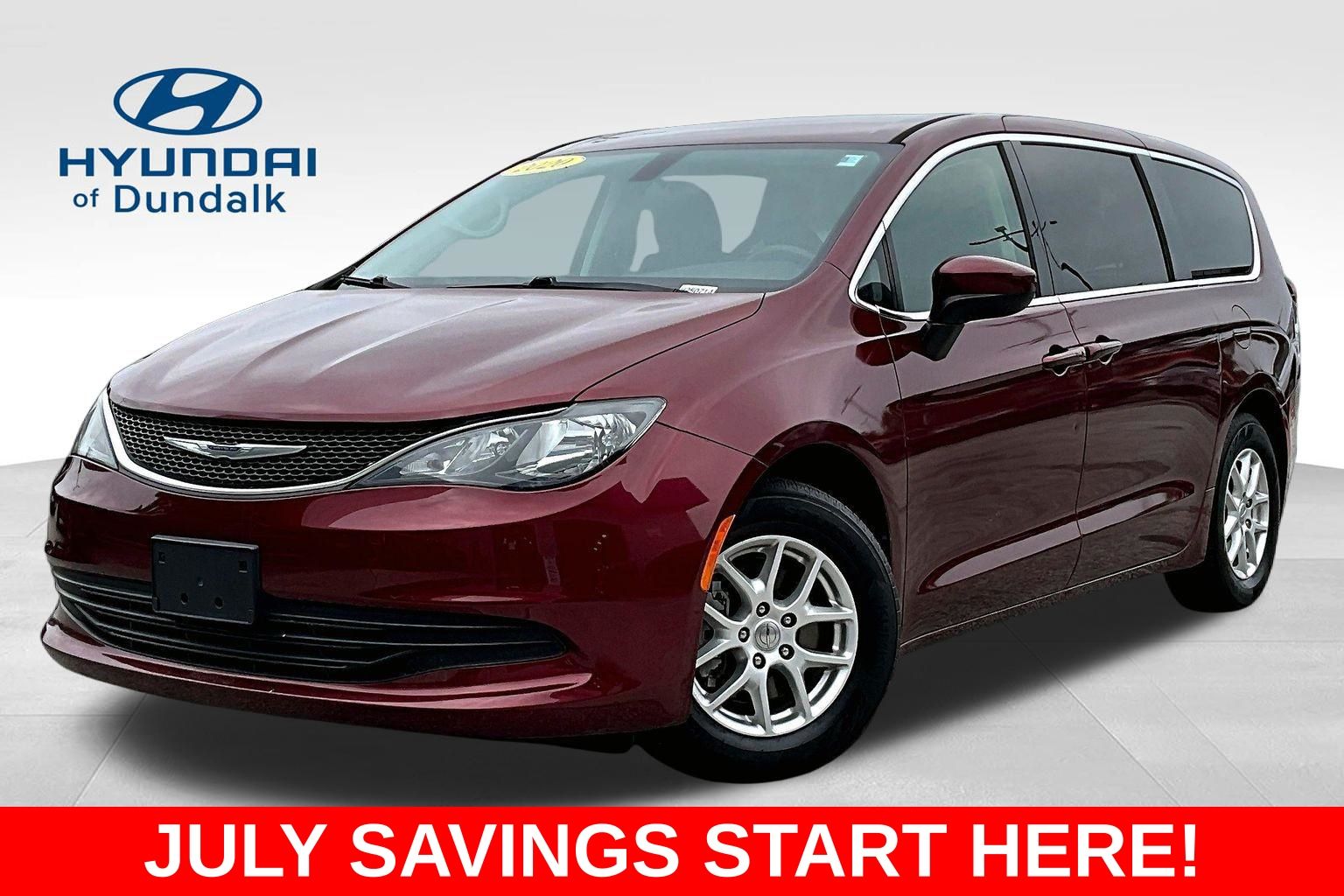 Velvet Red Pearlcoat 2020 Chrysler Voyager Minivan Front-Wheel Drive 9-Speed Automatic