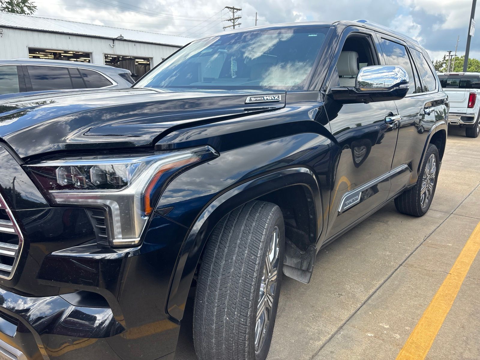 Midnight Black Metallic 2025 Toyota Sequoia SUV / Crossover Four-Wheel Drive Automatic