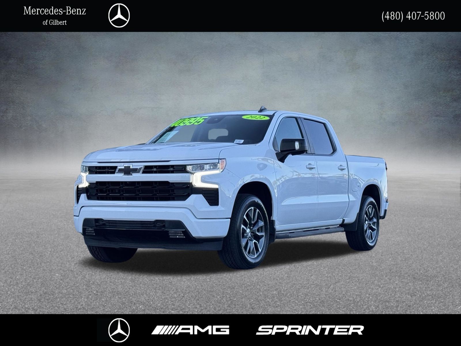 Summit White 2022 Chevrolet Silverado 1500 Pickup Truck Four-Wheel Drive Automatic