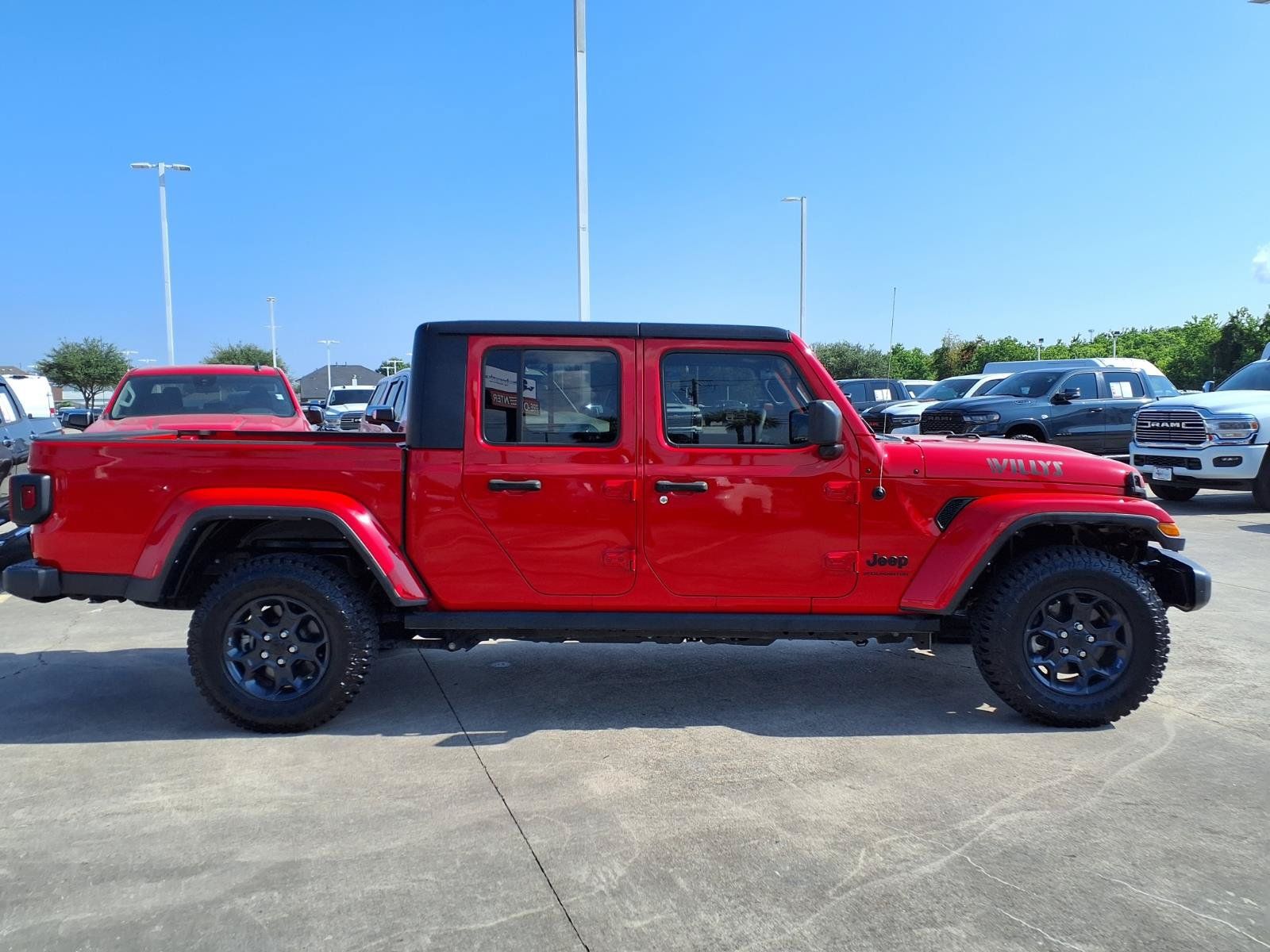 2023 Jeep Gladiator Willys Red at Bayway Chrysler Dodge Jeep Ram