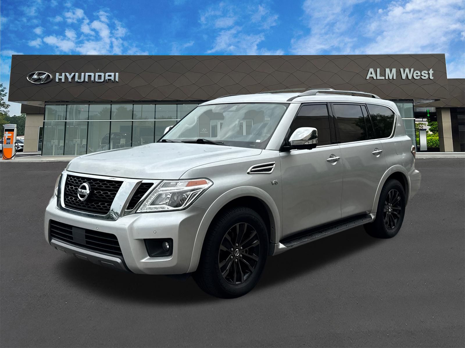 Brilliant Silver Metallic 2019 Nissan Armada SUV / Crossover 4X2 7-Speed Automatic