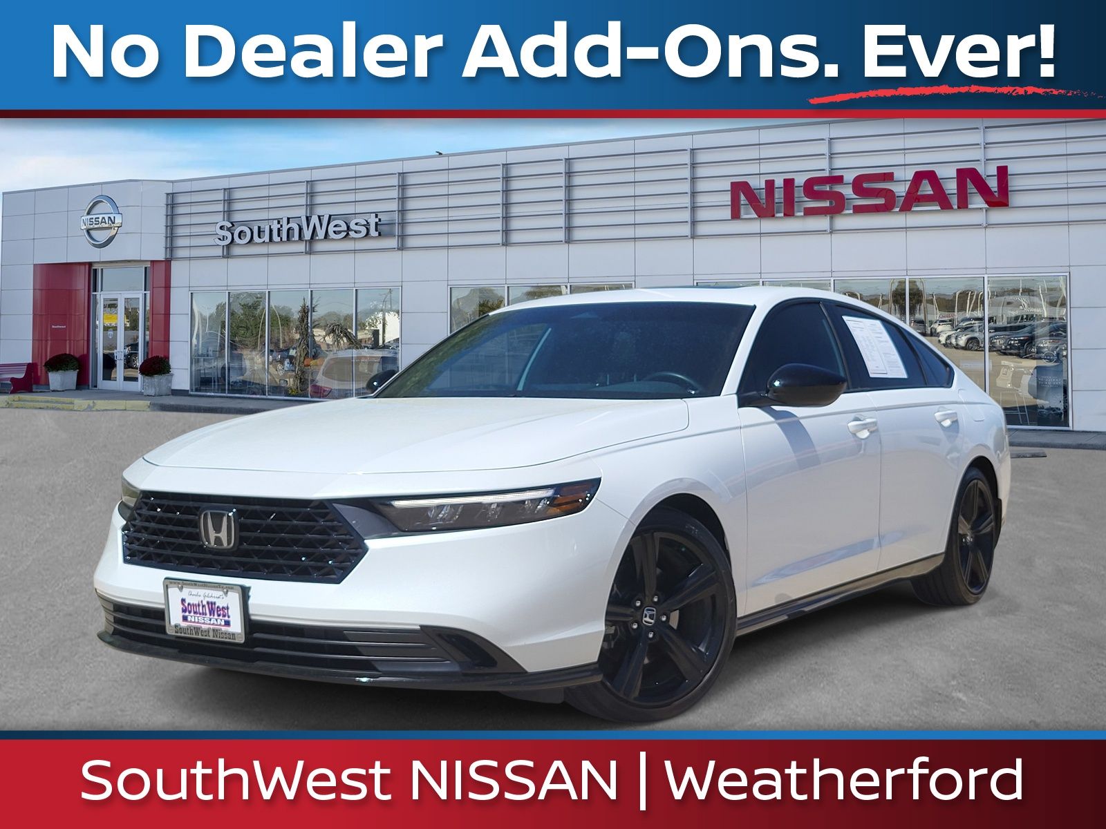 2025 Honda Accord Hybrid Sport-L FWD Sedan Front-Wheel Drive Continuously Variable Transmission