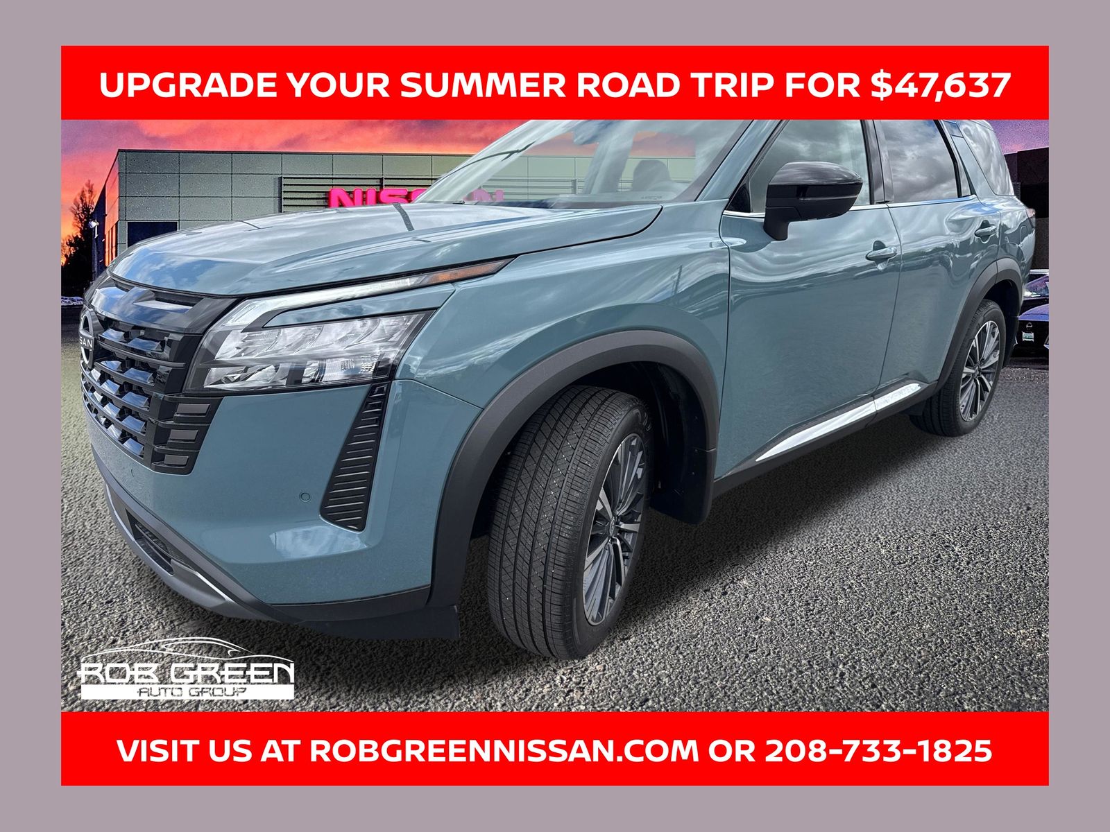 Baltic Teal 2026 Nissan Pathfinder Platinum 4WD SUV / Crossover All-Wheel Drive 9-Speed Automatic