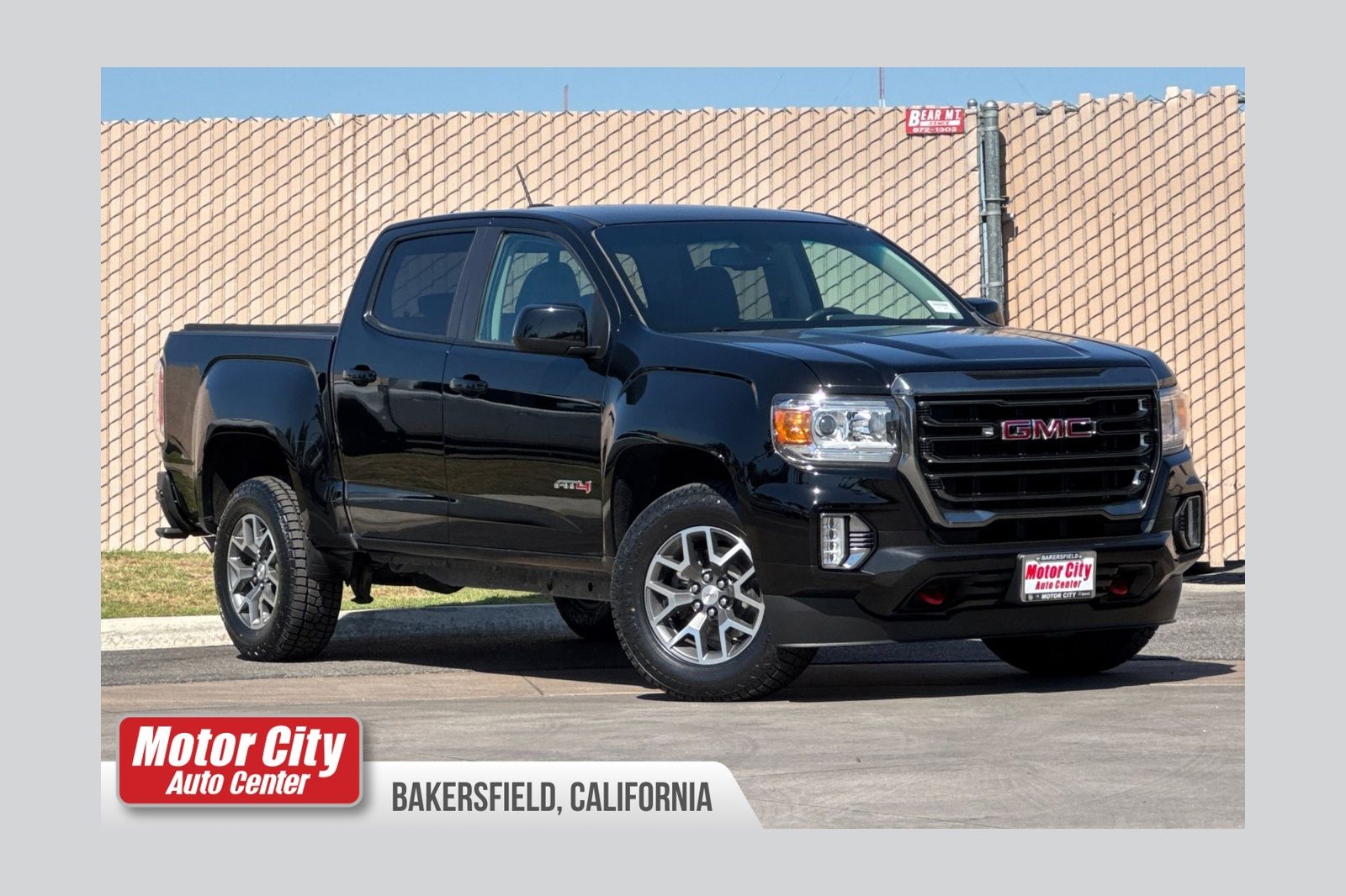 Onyx Black 2022 GMC Canyon Pickup Truck Four-Wheel Drive 8-Speed Automatic