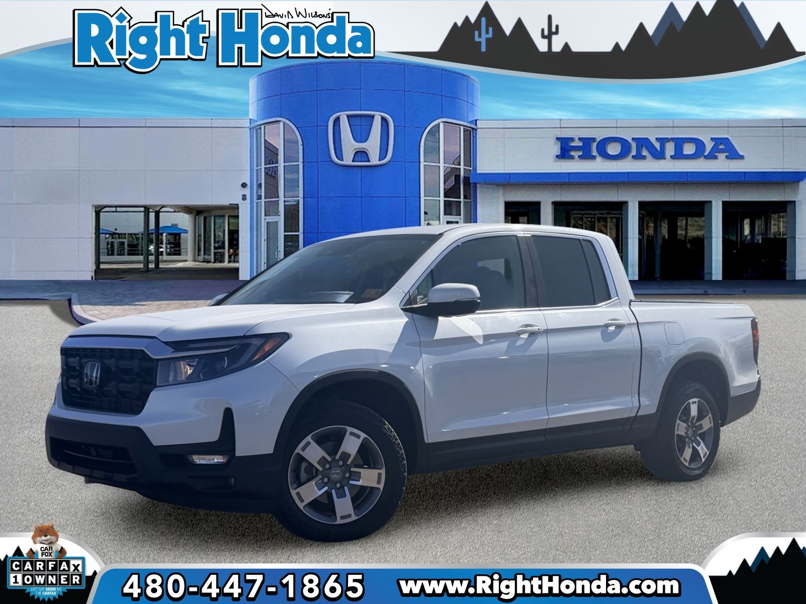 Platinum White Pearl 2025 Honda Ridgeline RTL AWD Pickup Truck All-Wheel Drive 9-Speed Automatic