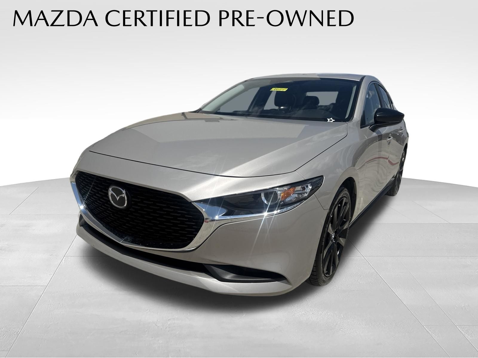 Gray (Platinum Quartz Metallic) 2025 Mazda MAZDA3 Sedan Front-Wheel Drive 6-Speed Automatic