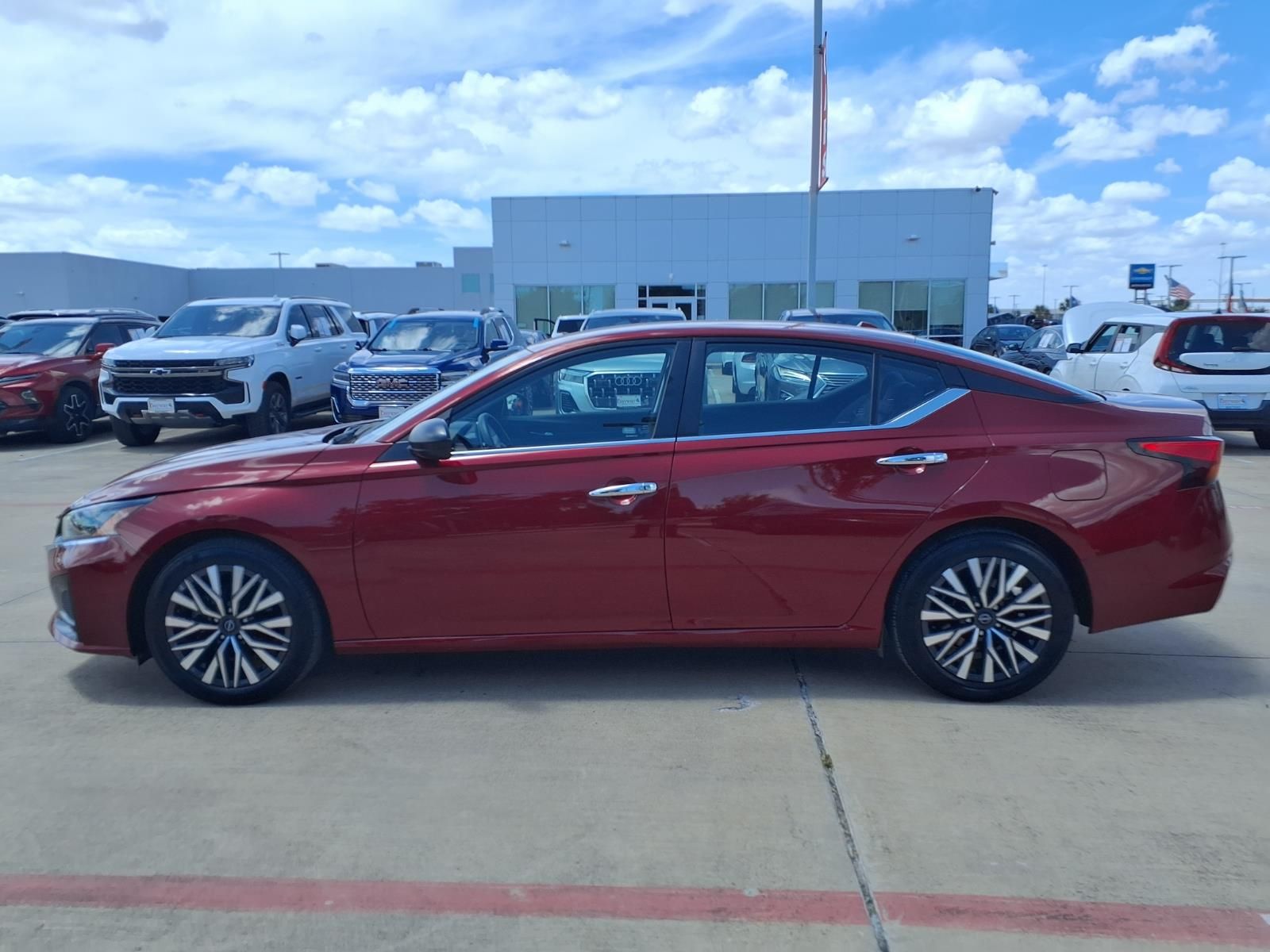 2024 Nissan Altima 2.5 SV Red at Emmons Autoplex