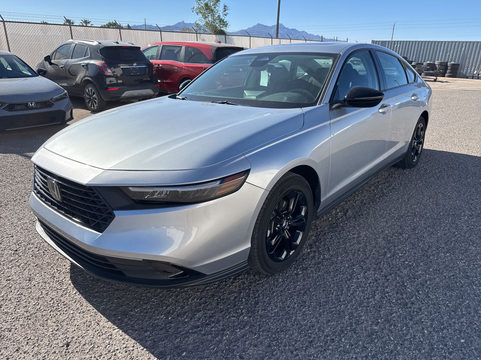 Solar Silver Metallic 2025 Honda Accord SE FWD Sedan Front-Wheel Drive Continuously Variable Transmission