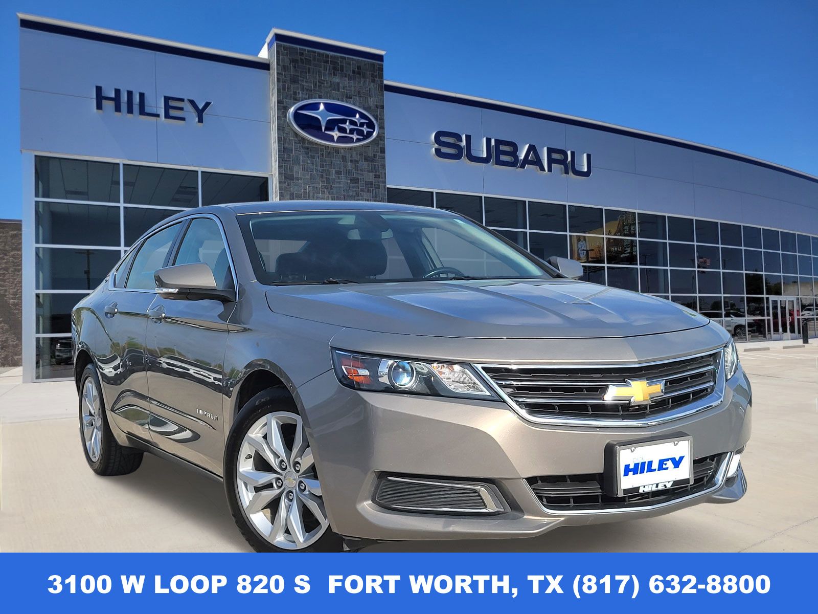 Pepperdust Metallic 2017 Chevrolet Impala LT FWD Sedan Front-Wheel Drive 6-Speed Automatic Overdrive