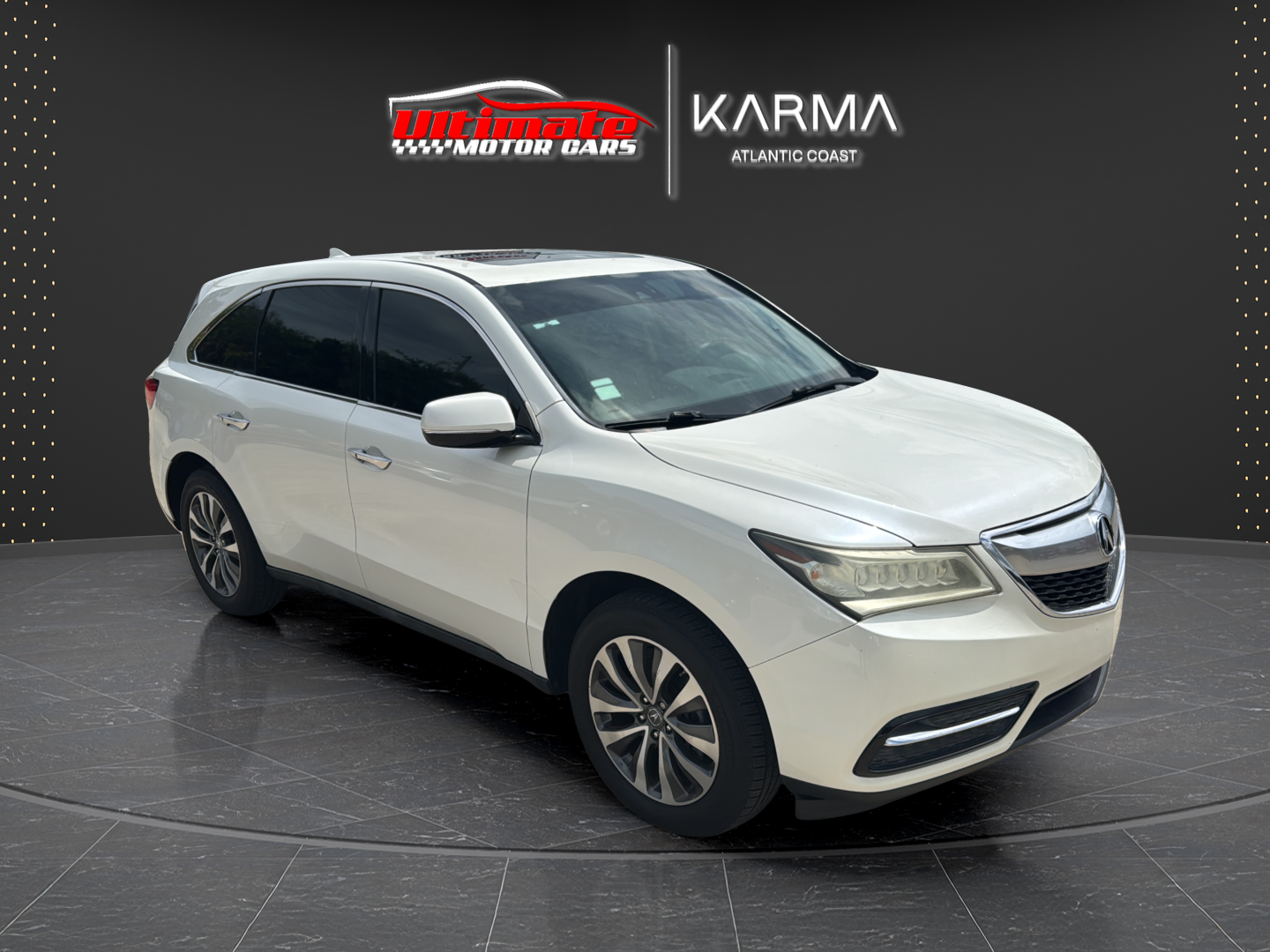 White Diamond Pearl 2014 Acura MDX SH-AWD with Technology Package SUV / Crossover All-Wheel Drive 6-Speed Automatic