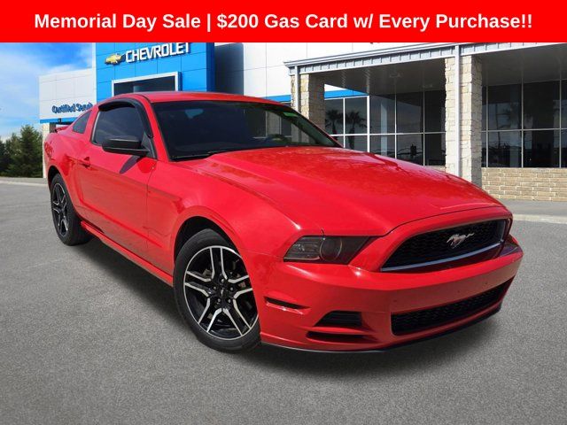 Race Red 2014 Ford Mustang V6 Coupe RWD Coupe Rear-Wheel Drive 6-Speed Manual