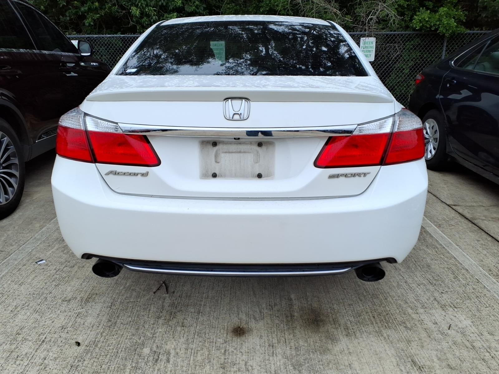 2014 Honda Accord Sport White at Emmons Autoplex