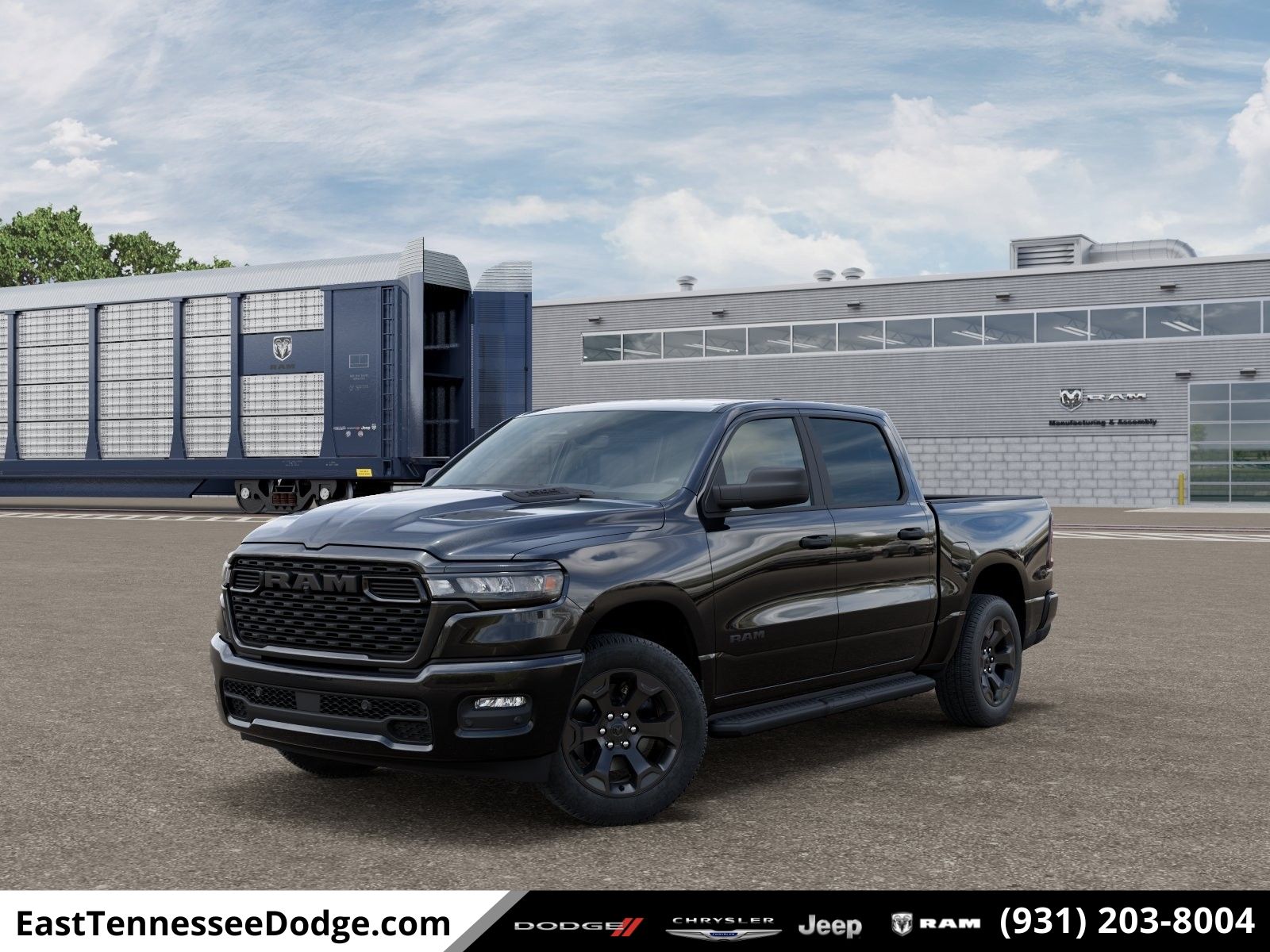 Diamond Black Crystal Pearlcoat 2026 RAM 1500 Express Crew Cab 4WD Pickup Truck Four-Wheel Drive Automatic