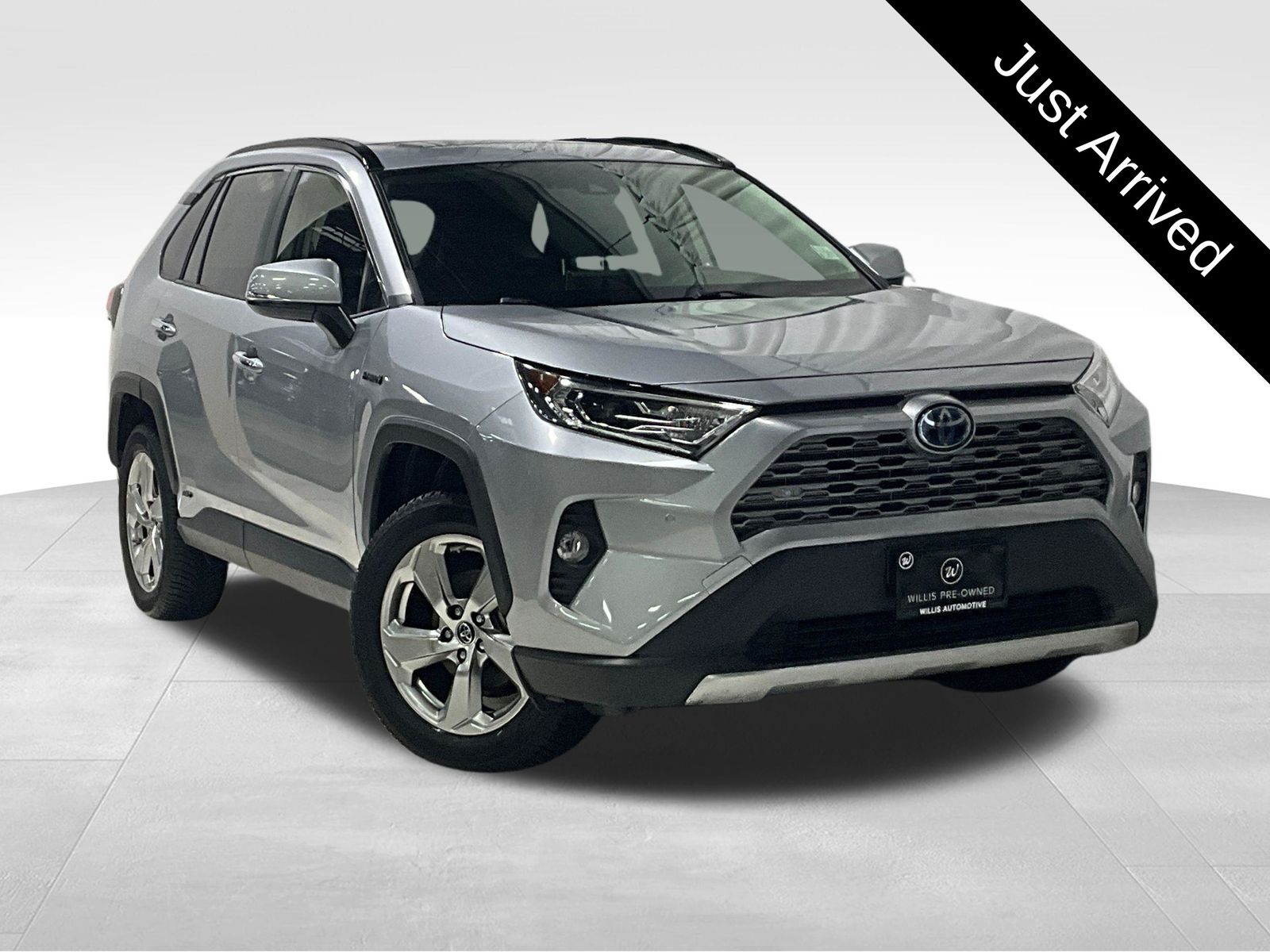 Silver Sky Metallic 2019 Toyota RAV4 Hybrid SUV / Crossover All-Wheel Drive Continuously Variable Transmission