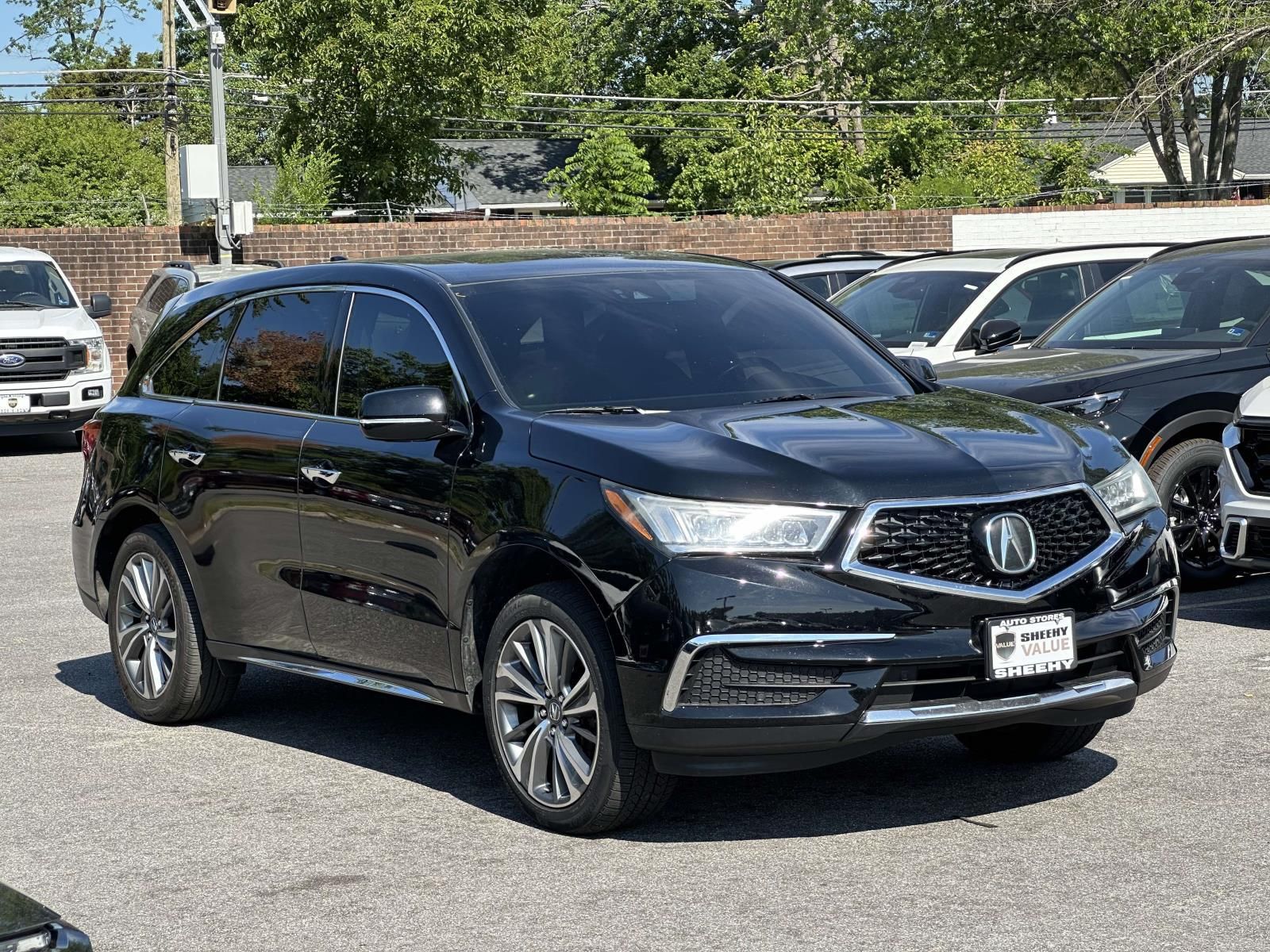 Crystal Black Pearl 2017 Acura MDX SH-AWD with Technology Package SUV / Crossover All-Wheel Drive 9-Speed Automatic