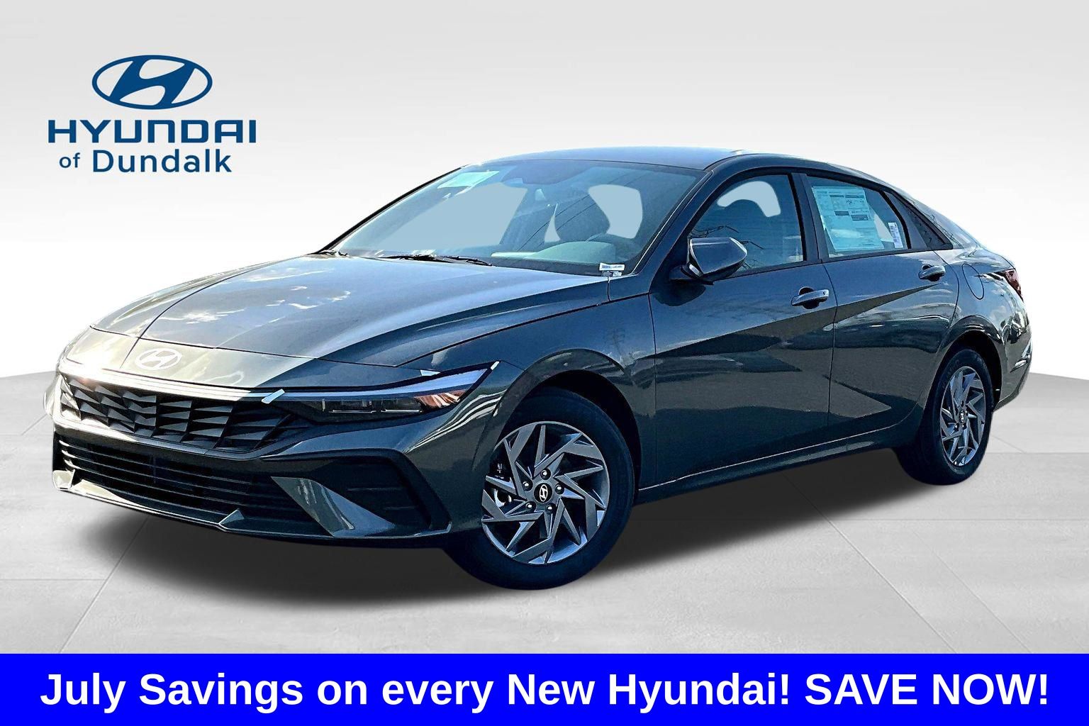 Amazon Gray 2026 Hyundai Elantra Hybrid Sedan Front-Wheel Drive 6-Speed Dual Clutch