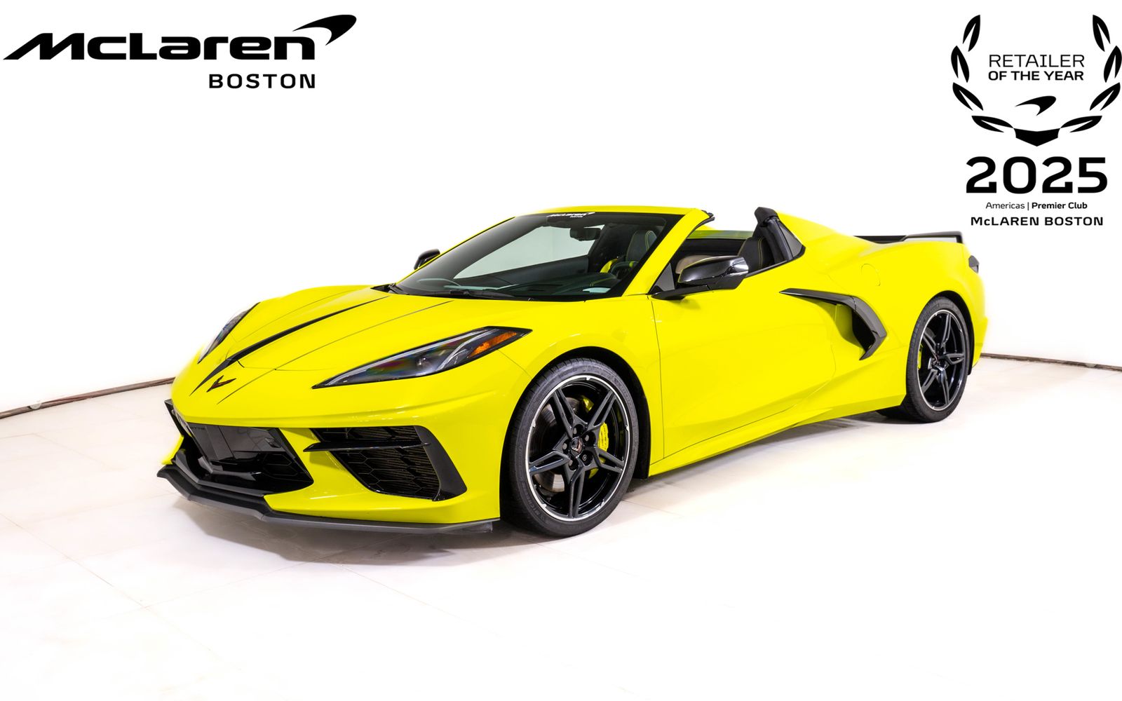 Accelerate Yellow Metallic 2021 Chevrolet Corvette Convertible Rear-Wheel Drive 8-Speed Dual Clutch