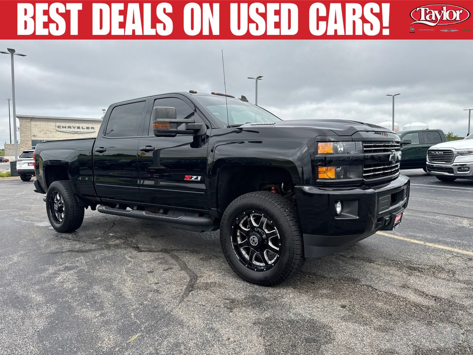 Black 2019 Chevrolet Silverado 2500HD Pickup Truck Four-Wheel Drive 6-Speed Automatic
