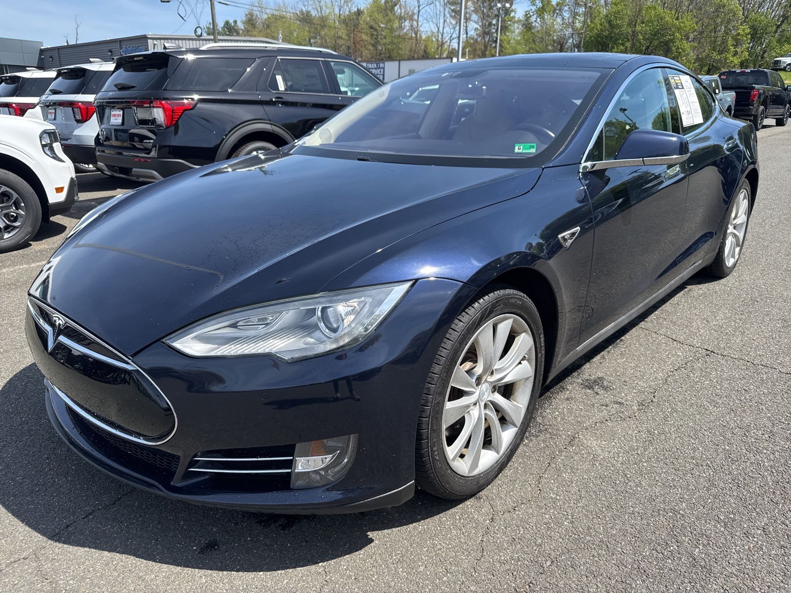Used 2013 Blue Metallic Tesla Performance image 12