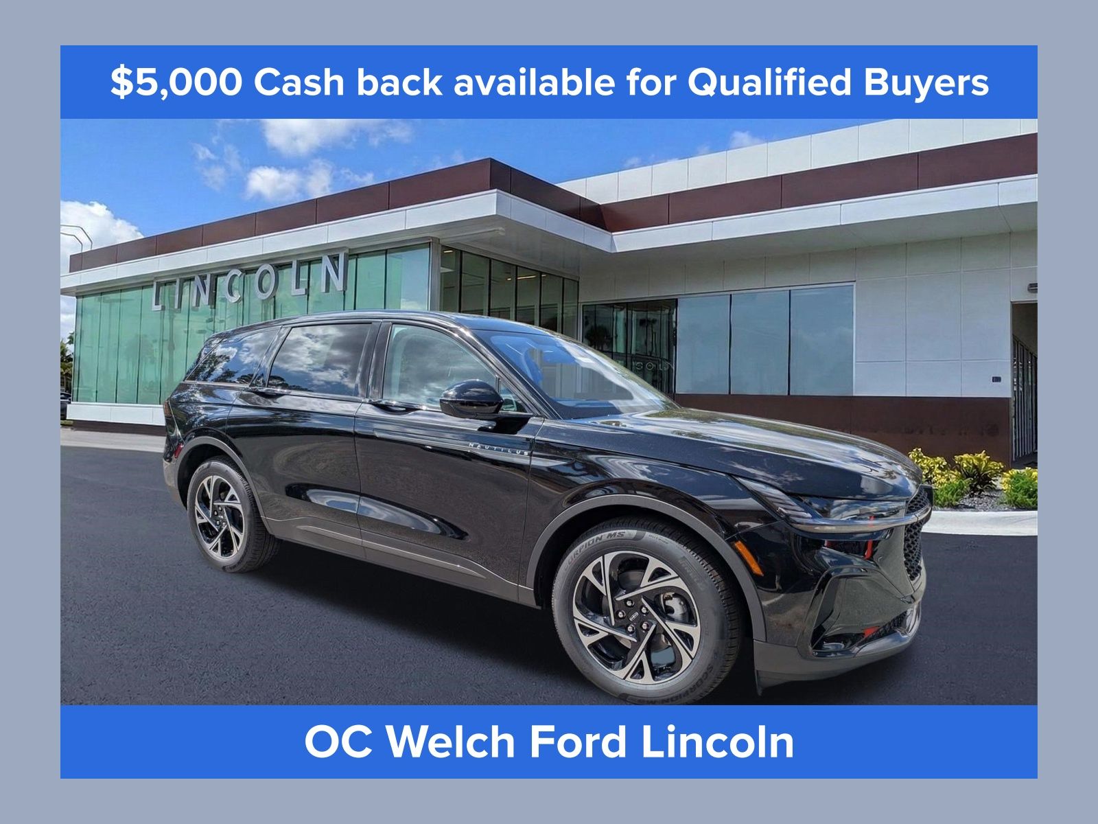 Black Metallic 2026 Lincoln Nautilus SUV / Crossover All-Wheel Drive 8-Speed Automatic