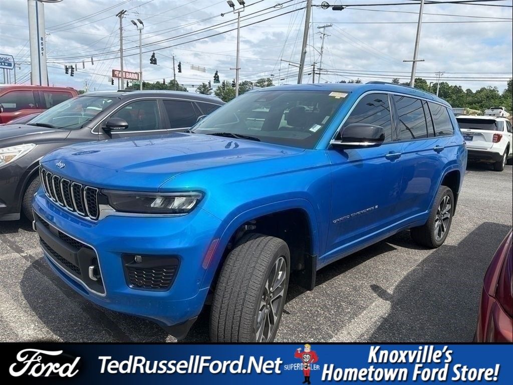 Blue Pearl 2023 Jeep Grand Cherokee L Overland 4WD SUV / Crossover Four-Wheel Drive 8-Speed Automatic