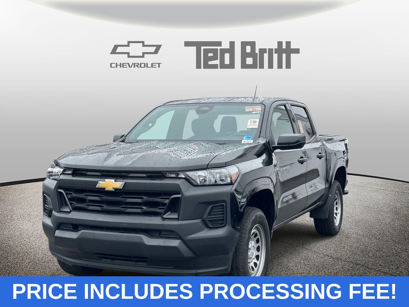 Black 2024 Chevrolet Colorado Work Truck Crew Cab RWD Pickup Truck 4X2 8-Speed Automatic