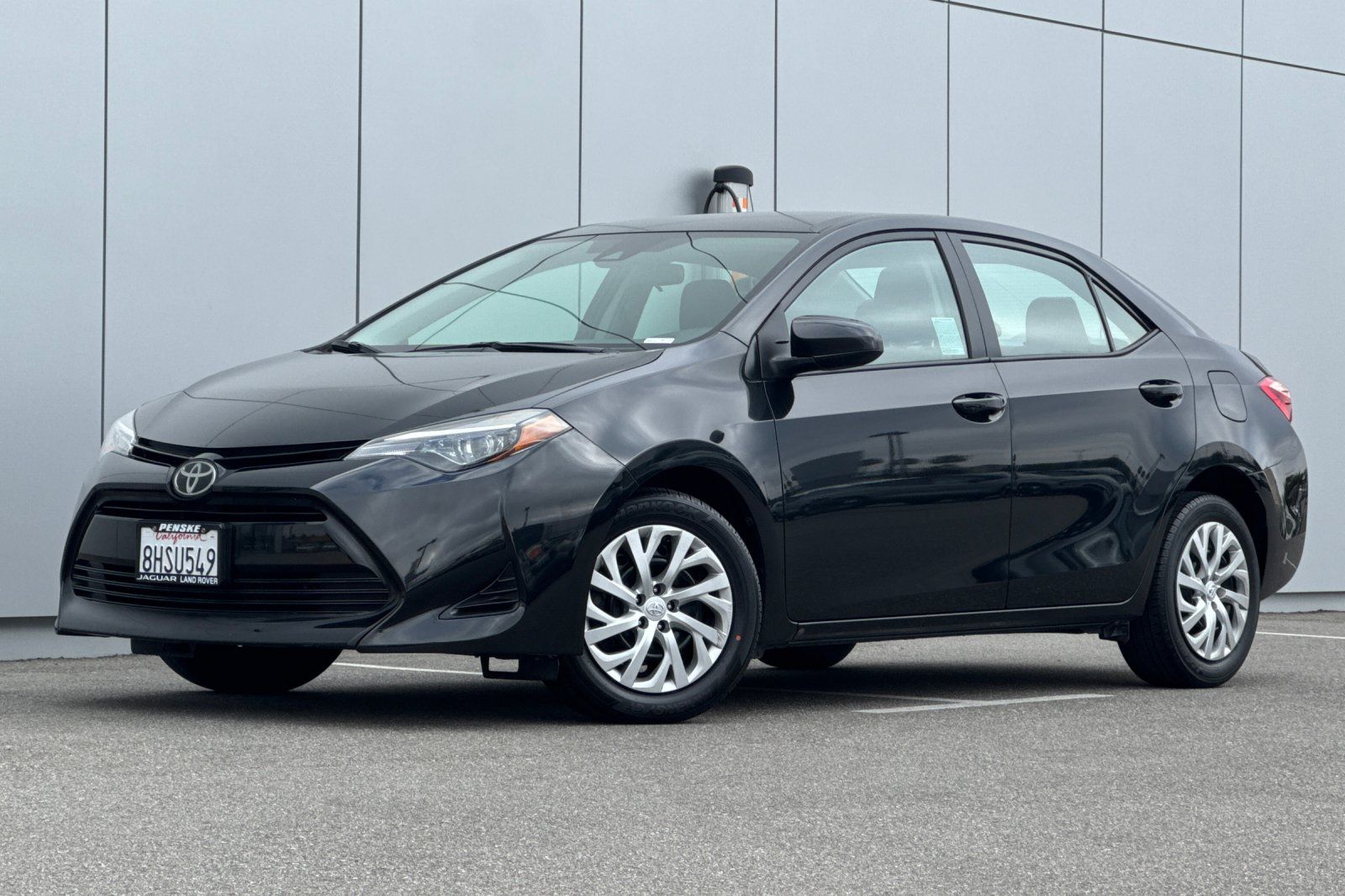 Black Sand Pearl 2019 Toyota Corolla LE Sedan Front-Wheel Drive Continuously Variable Transmission