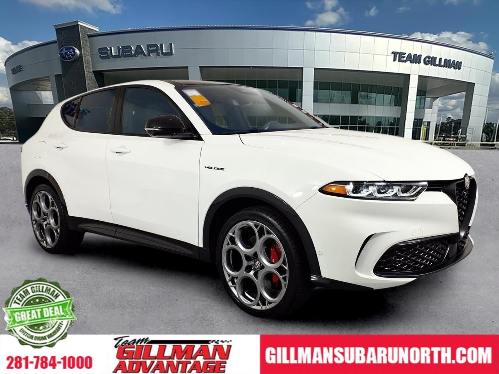 Alfa White 2024 Alfa Romeo Tonale Veloce AWD SUV / Crossover All-Wheel Drive 6-Speed Automatic