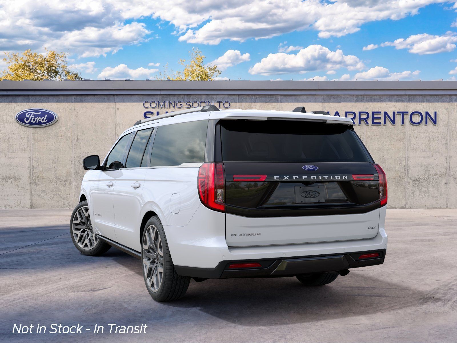 New 2027 Star White Metallic Tri-Coat Ford Platinum image 5