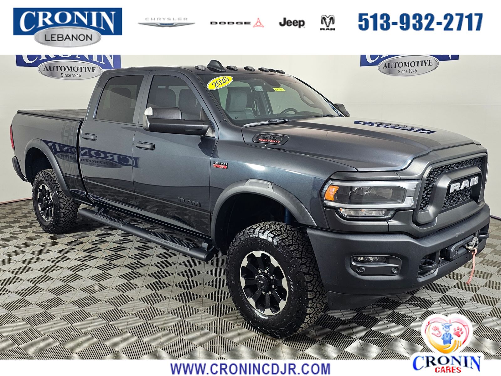 Gray (Maximum Steel Metallic Clearcoat) 2020 RAM 2500 Power Wagon Crew Cab 4WD Pickup Truck Four-Wheel Drive 8-Speed Automatic