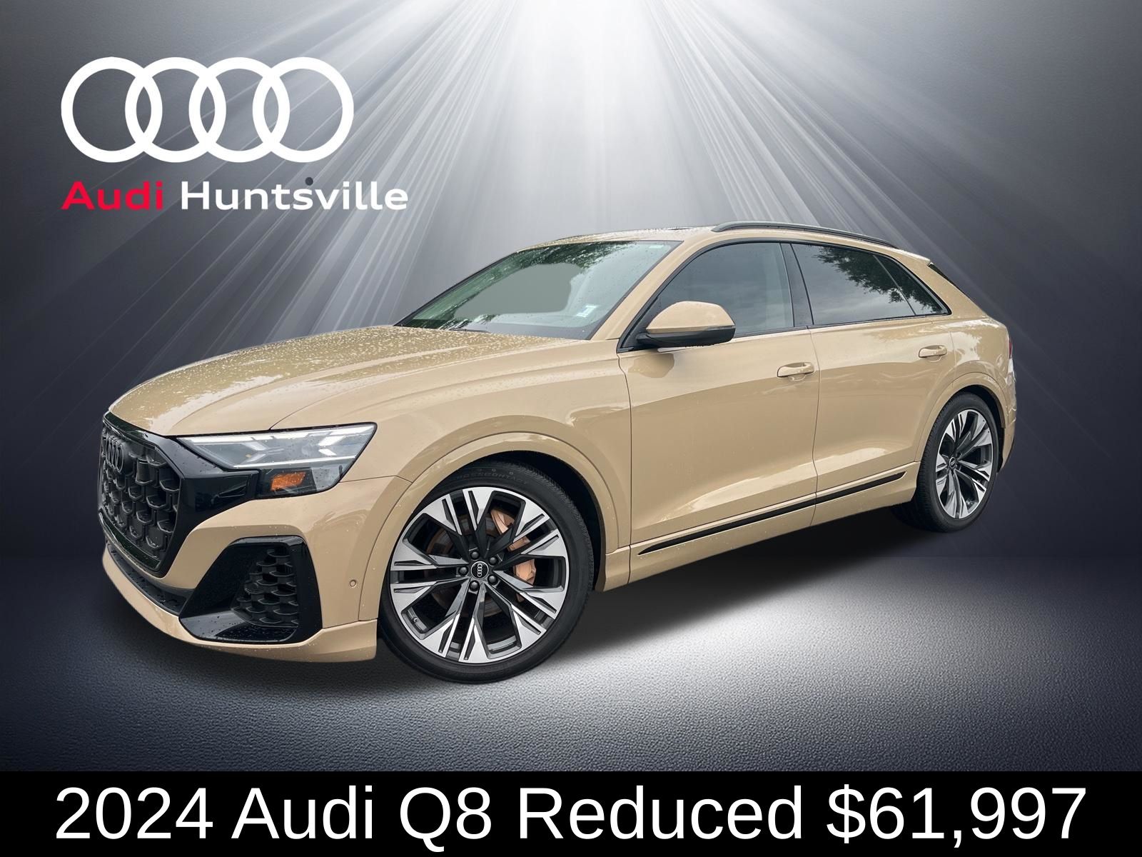 Sakhir Gold Metallic 2024 Audi Q8 SUV / Crossover All-Wheel Drive 8-Speed Automatic