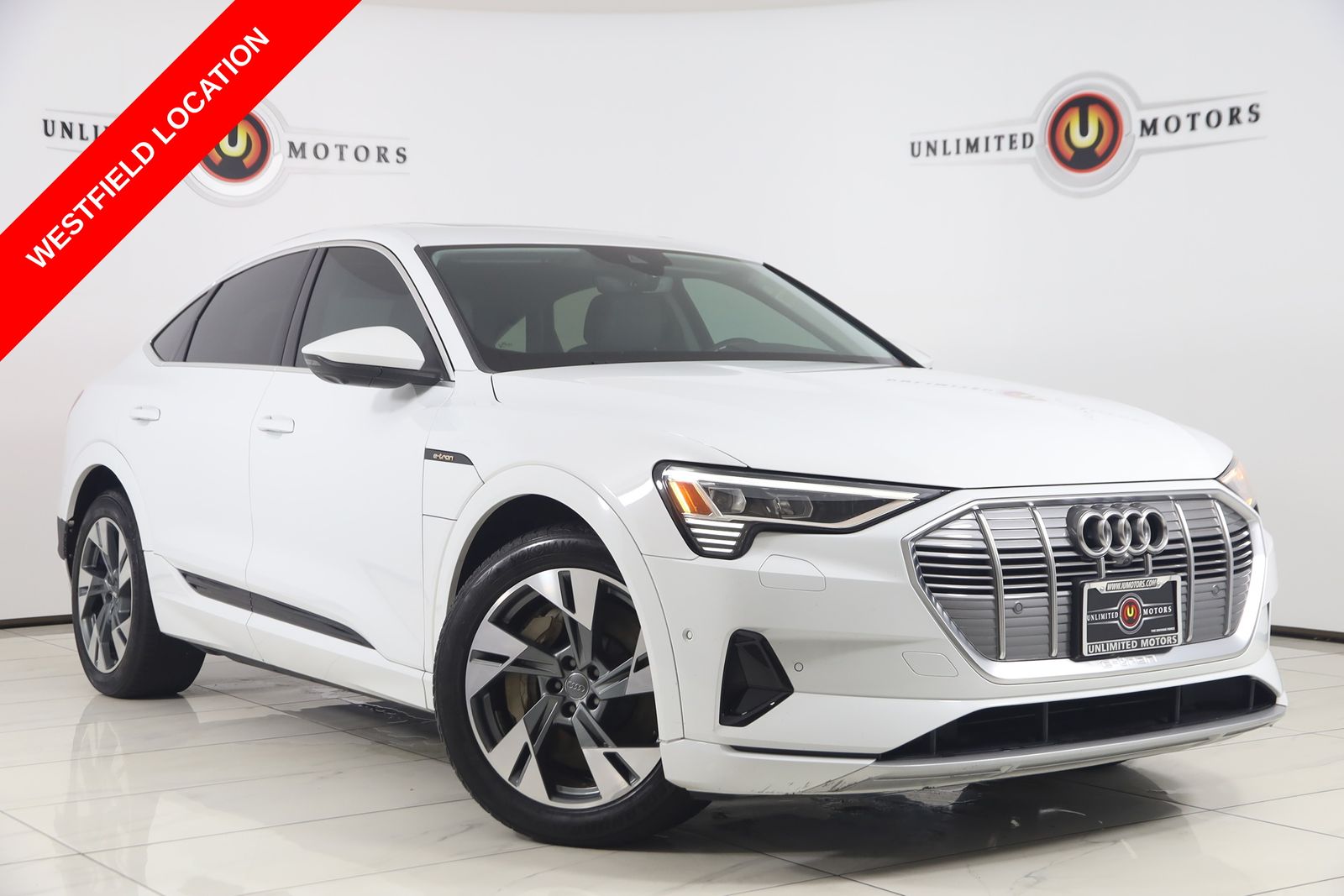 Glacier White 2020 Audi e-tron SUV / Crossover All-Wheel Drive Automatic