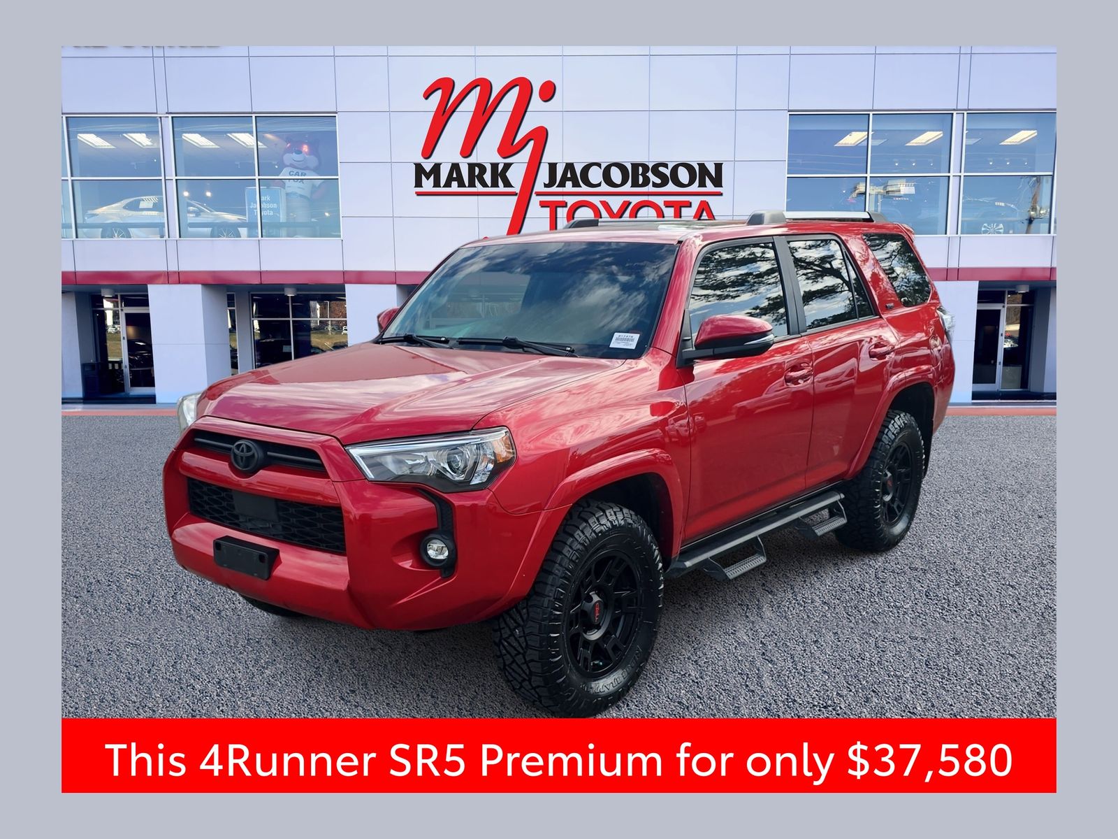 Barcelona Red Metallic 2022 Toyota 4Runner SR5 Premium 4WD SUV / Crossover Four-Wheel Drive 5-Speed Automatic