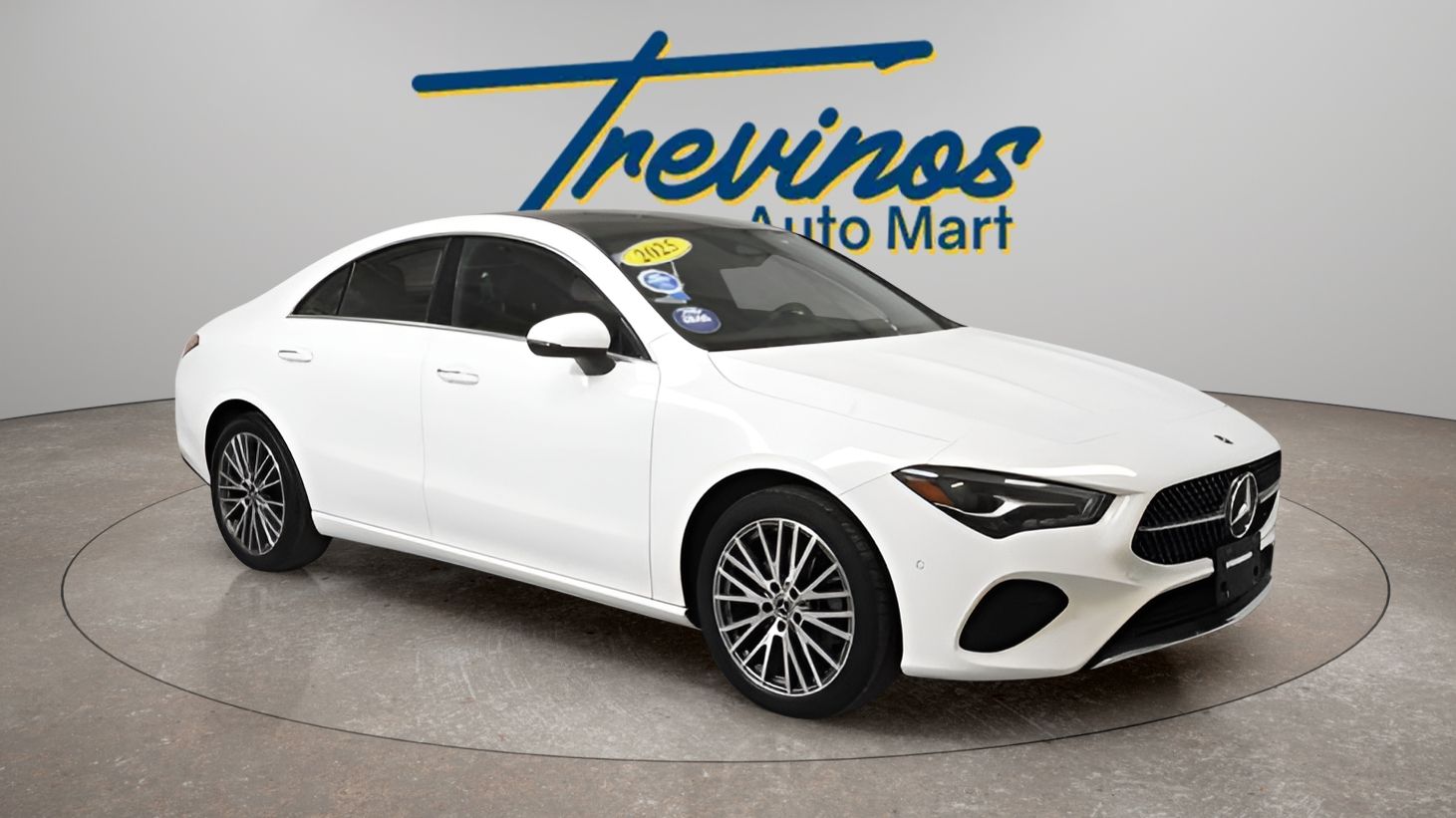 White 2025 Mercedes-Benz CLA 250 FWD Coupe Front-Wheel Drive 8-Speed Dual Clutch