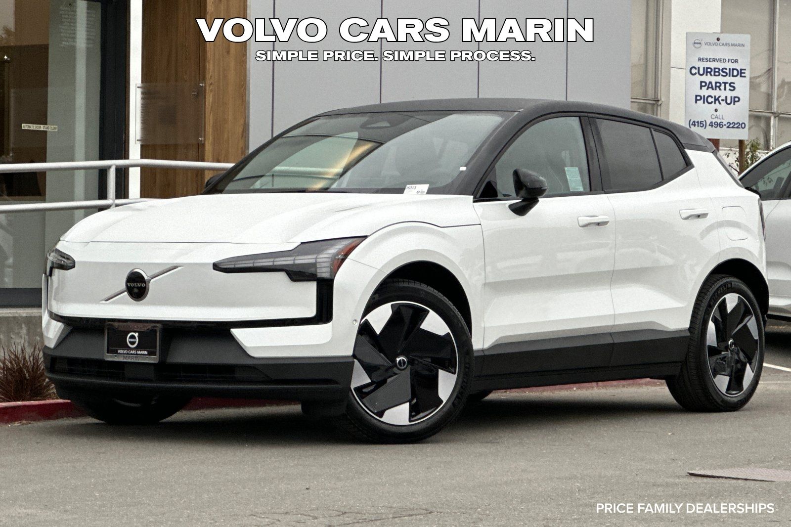 Crystal White 2026 Volvo EX30 SUV / Crossover All-Wheel Drive 1-Speed Automatic