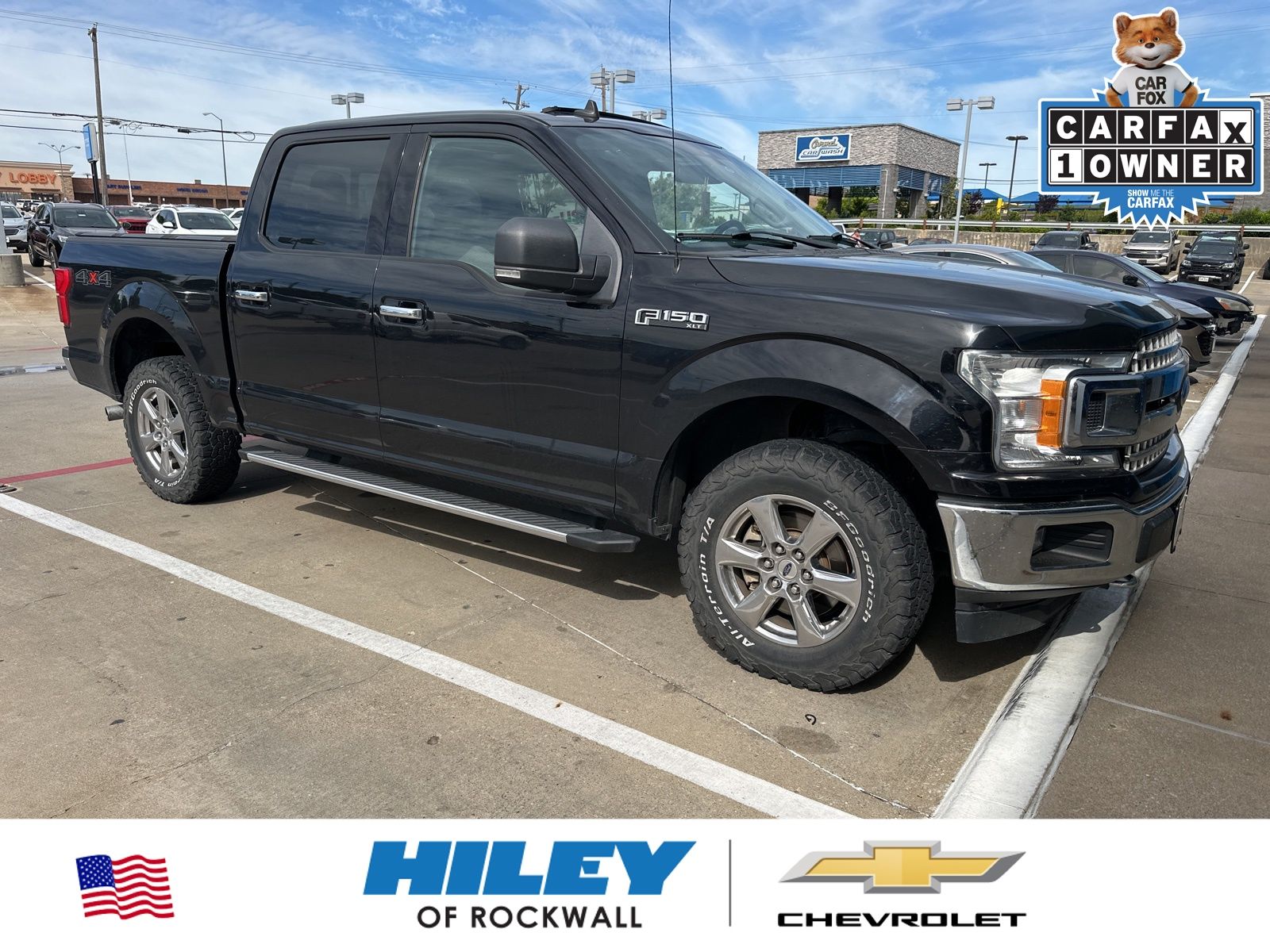 Black Metallic 2019 Ford F-150 XLT SuperCrew 4WD Pickup Truck Four-Wheel Drive Automatic