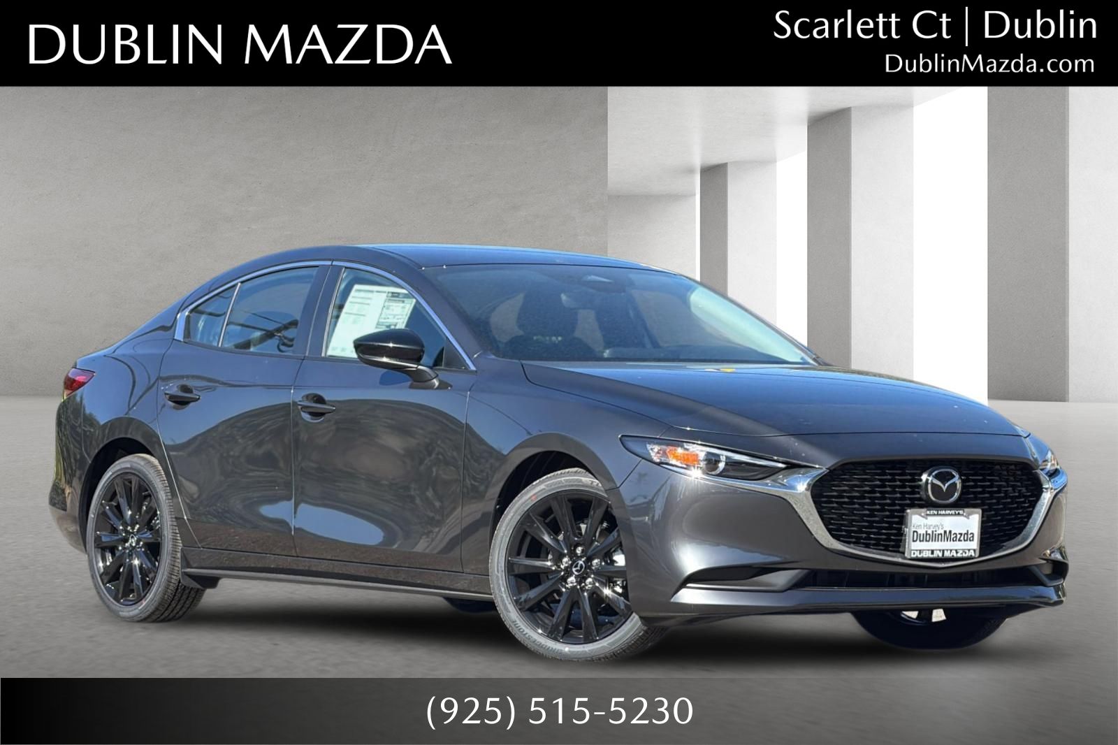 Machine Gray Metallic 2026 Mazda MAZDA3 Sedan Front-Wheel Drive 6-Speed Automatic
