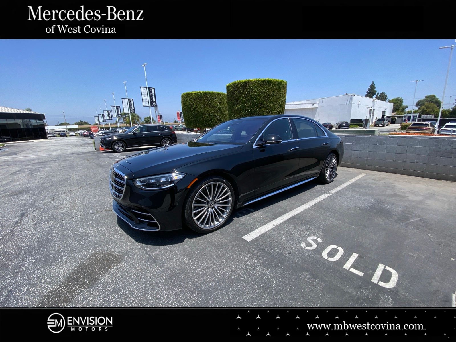 Black 2022 Mercedes-Benz S-Class Sedan All-Wheel Drive 9-Speed Automatic