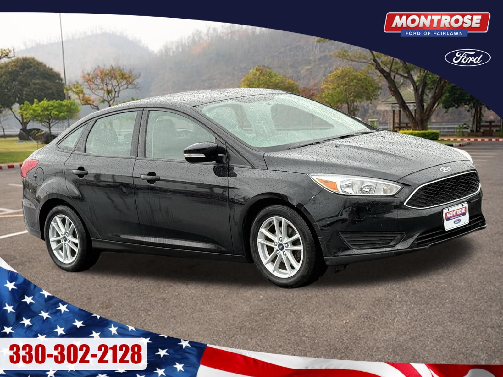 Shadow Black 2017 Ford Focus SE Sedan Front-Wheel Drive 6-Speed Automatic