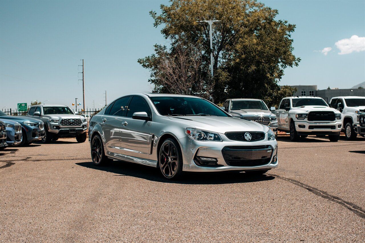 Silver Ice Metallic 2017 Chevrolet SS Sedan Rear-Wheel Drive 6-Speed Manual