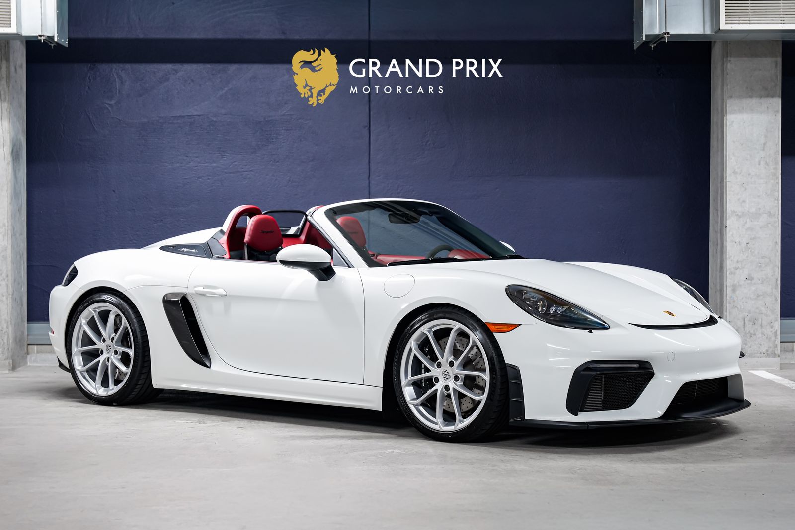 White 2022 Porsche 718 Boxster Convertible Rear-Wheel Drive 7-Speed Automatic